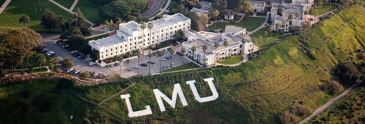 Arial view of LMU