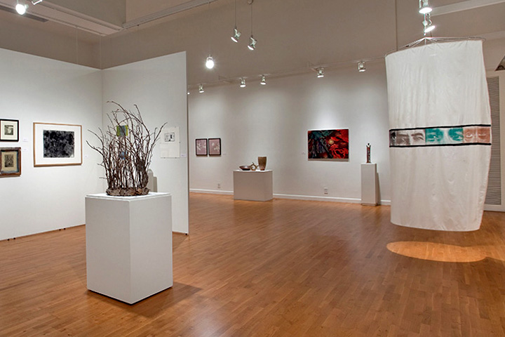 Artwork at the 26th Annual Juried Student Exhibition.