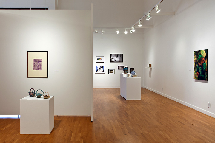 Artwork on display at the 28th Annual Juried Student Exhibition.