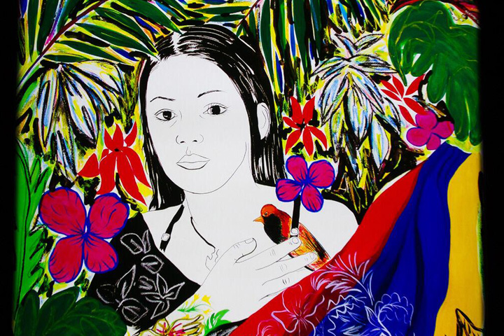 “Heroine (After Policarpa Salavarrieta Jose Maria Espinosa)” by Carolyn Castaño.