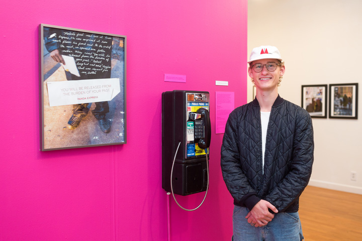 Artwork by Camden Andl at the 2023 Young Contemporaries exhibition.