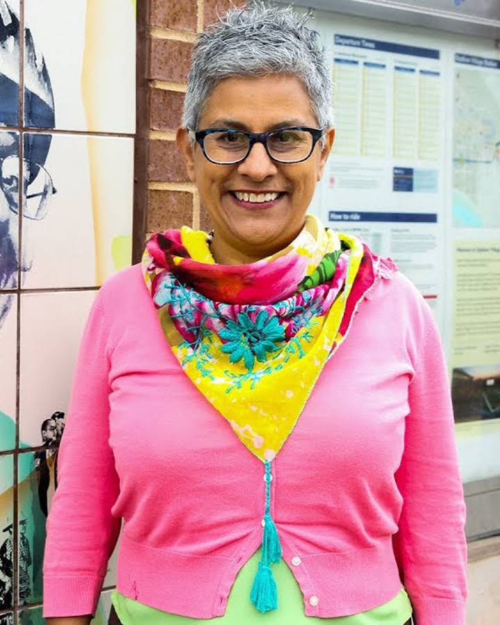 Photo of Dr. Karen Mary Davalos, curator of the exhibition.