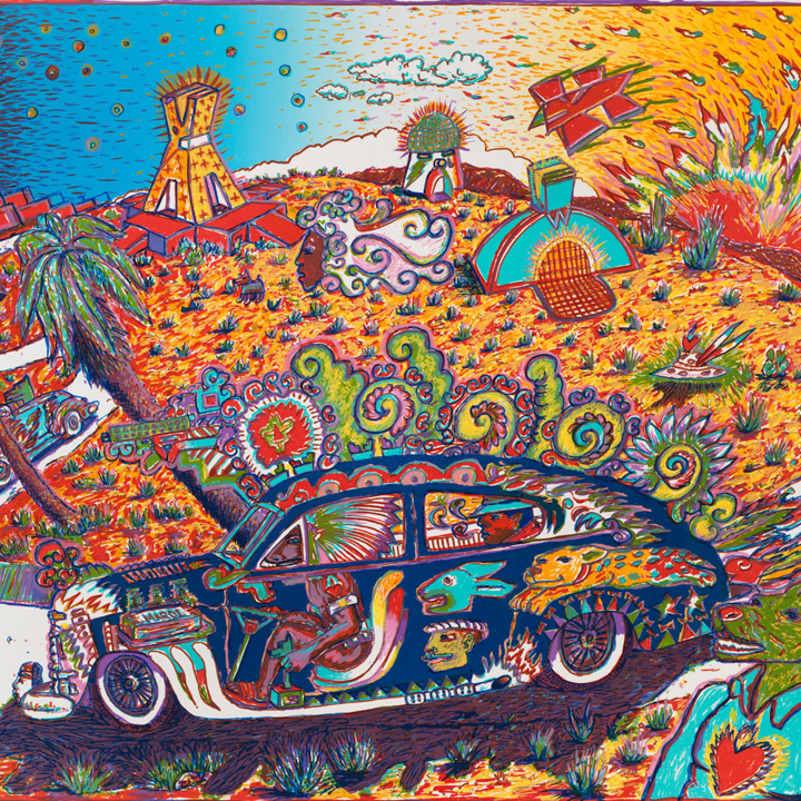Image of Cruising Turtle Island by Gilbert “Magu” Luján.