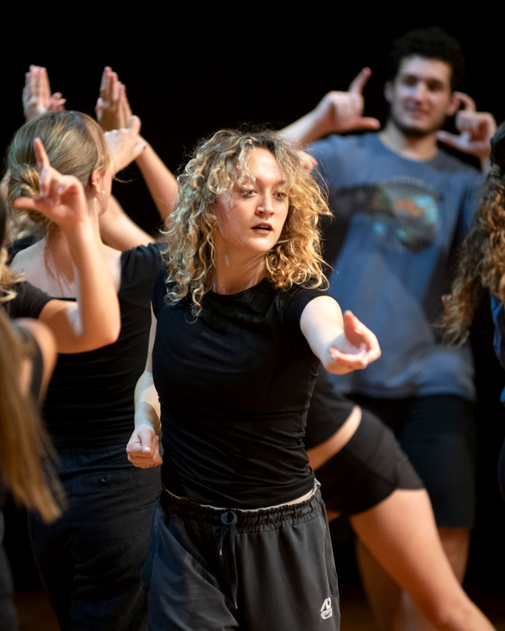 Theatre Arts students performing in Croatia.