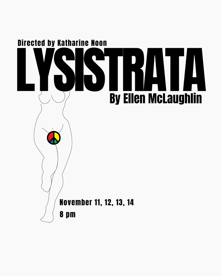 Poster for Lysistrata.