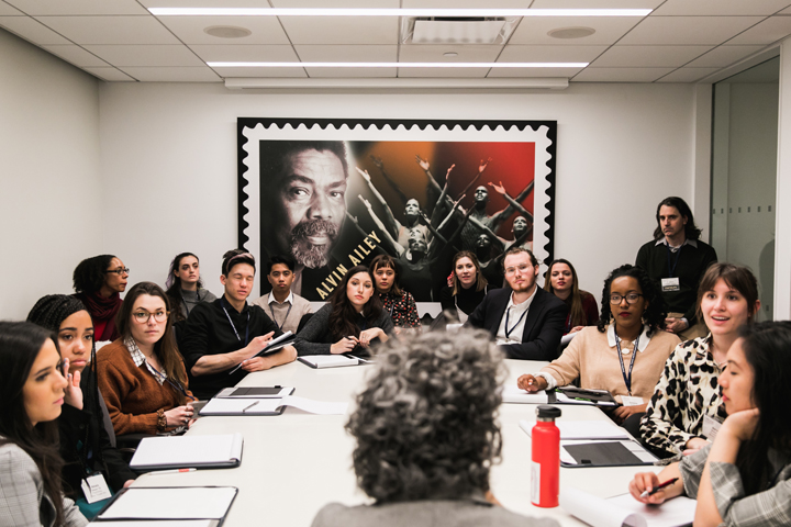 Photo of students at NYC Career Trek 2019.